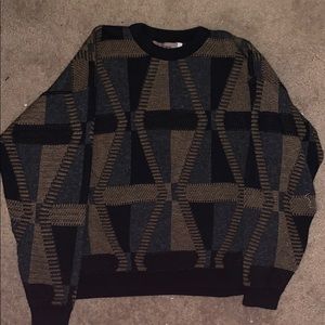 Black/grey/brown sweater